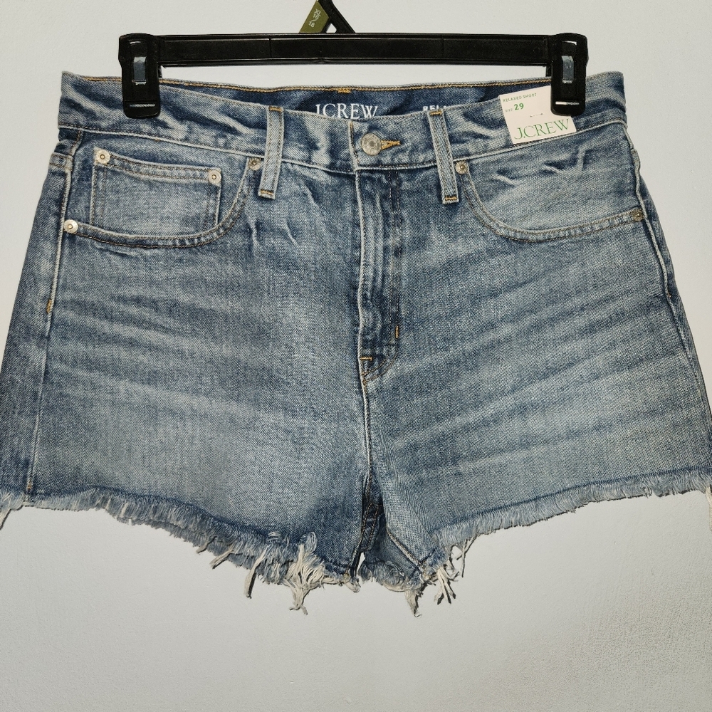 J Crew Relaxed Cut Off Shorts NWT 29